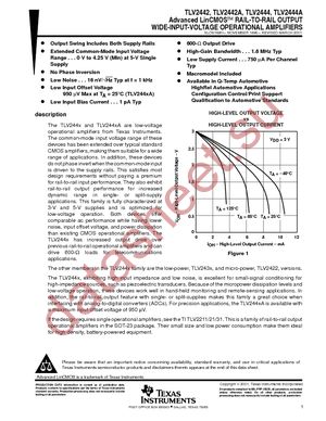 TLV2442ID datasheet  